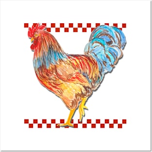 Rooster I Posters and Art